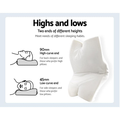 Ortho Fit Store Orthopedic Memory Foam Pillow