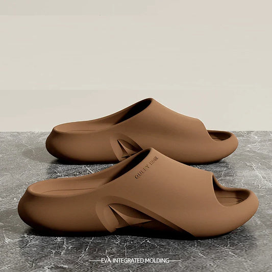 Men's Cushioned EVA Recovery Slides — Comfort Sandals for Tired Feet, Plantar Fasciitis & All-Day Wear