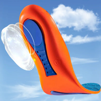 Super Soft Cushioned Running Insoles — Arch Support & Shock Absorption for All-Day Comfort