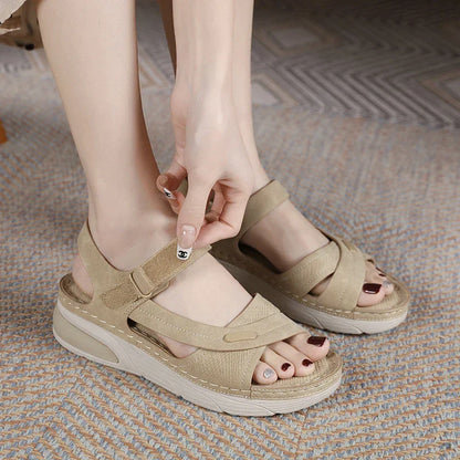 Women's Orthopedic Velcro Sandals — All-Day Comfort & Support for Tired, Achy Feet