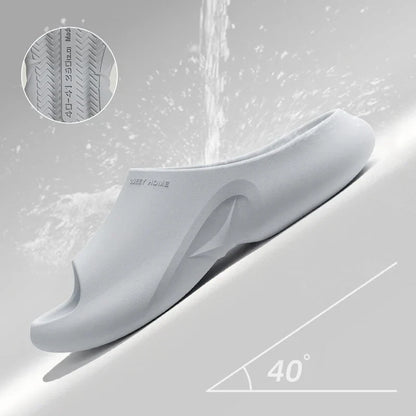 Men's Cushioned EVA Recovery Slides — Comfort Sandals for Tired Feet, Plantar Fasciitis & All-Day Wear