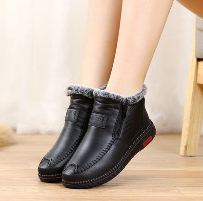 Ortho Fit Store Non-slip Winter Leather Boots Womens
